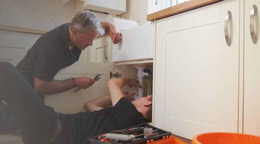 Professional burst pipe repair services in Krum, TX